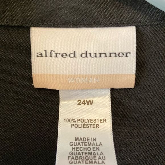 Alfred Dunner Black Blazer Size 24 NWT - Picture 3 of 6